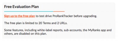 prorank tracker free trial